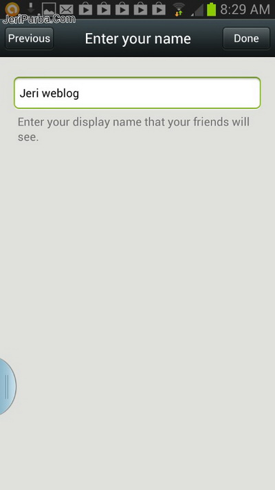 Nama tampilan Wechat