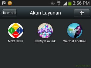 Fitur Berita, Info Musik dan SepakBola Pada WeChat