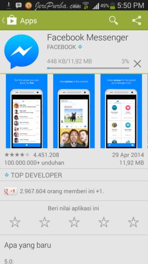 Download Facebook Messenger Untuk Android