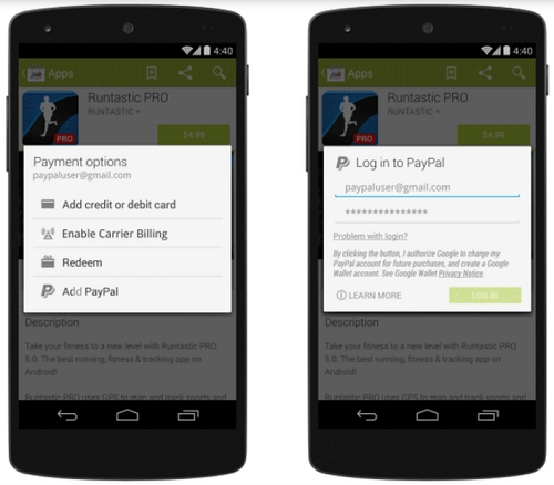 Pembelian Aplikasi Android dengan Paypal