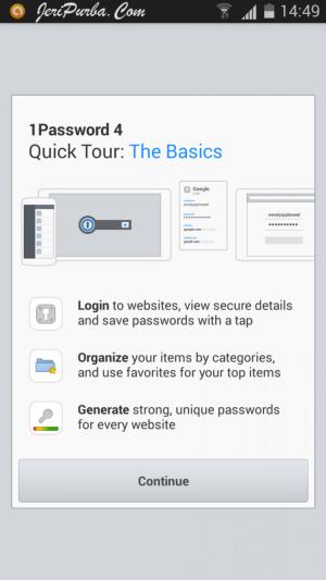 Fitur-fitur Aplikasi 1Password for Android