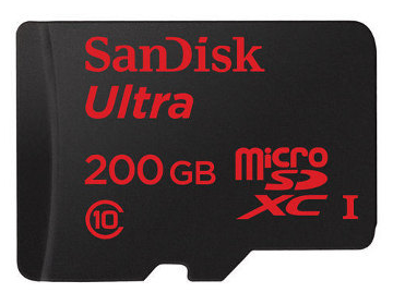 Kartu Memori microSD 200 GB SanDisk
