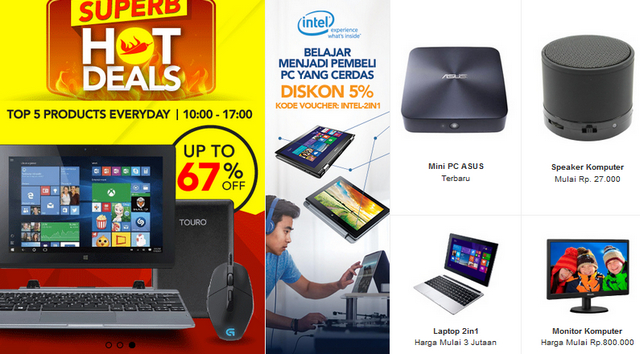 Diskon dan Promo Komputer Laptop di Blibli