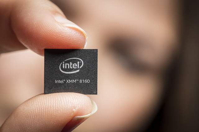 Ukuran Chipset Intel XMM 8160 Modem 5G.