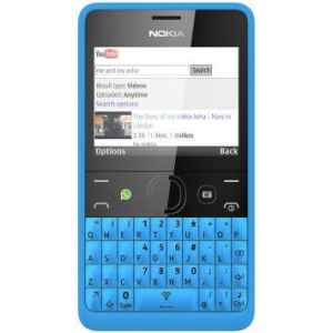 Nokia Asha 210 – Dual SIM Warna Biru